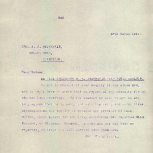 Soldier packet page