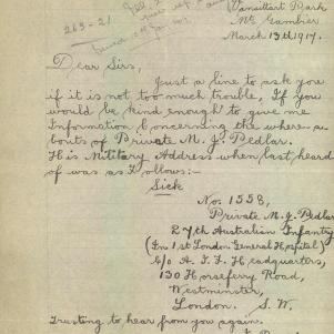 Soldier packet page