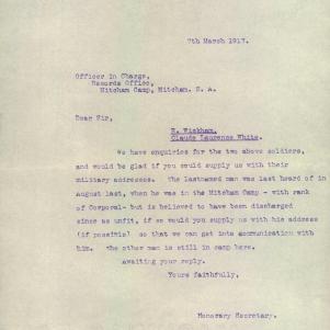 Soldier packet page