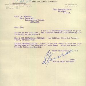 Soldier packet page