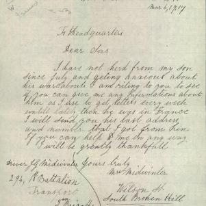 Soldier packet page