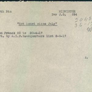 Soldier packet page