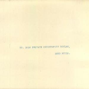 Soldier packet page