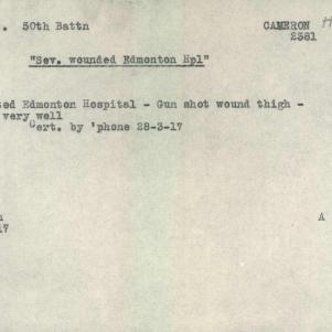 Soldier packet page