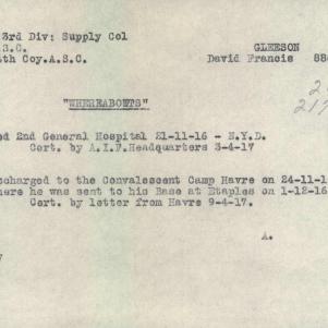 Soldier packet page