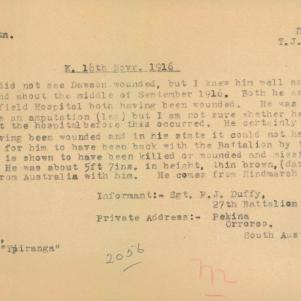 Soldier packet page