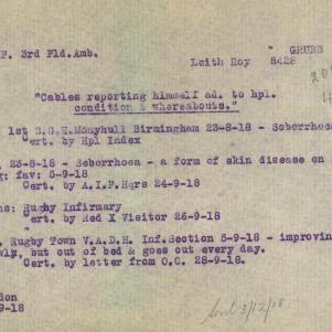 Soldier packet page