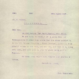 Soldier packet page