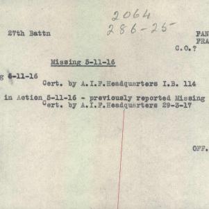 Soldier packet page