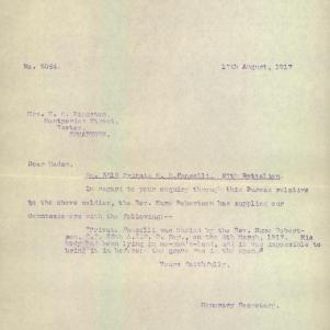Soldier packet page