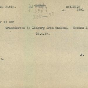Soldier packet page