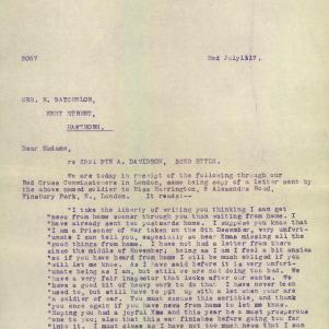 Soldier packet page