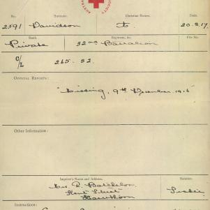 Soldier packet page