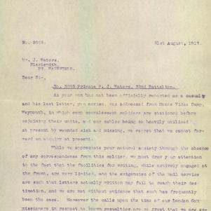 Soldier packet page