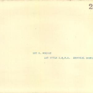 Soldier packet page