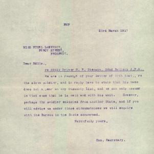 Soldier packet page