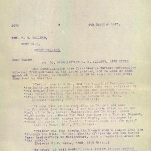 Soldier packet page