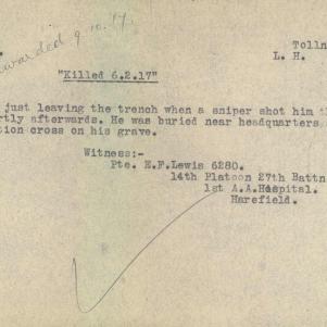 Soldier packet page