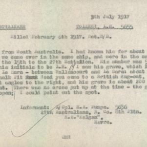 Soldier packet page