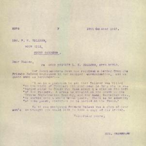 Soldier packet page