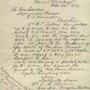 Soldier packet page