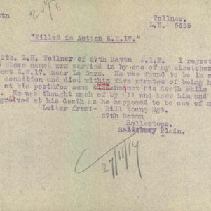 Soldier packet page