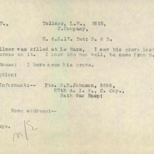 Soldier packet page