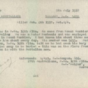 Soldier packet page