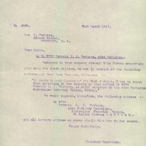 Soldier packet page