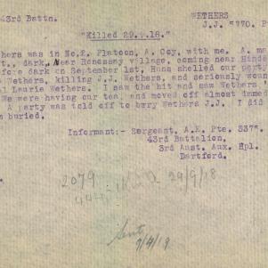 Soldier packet page