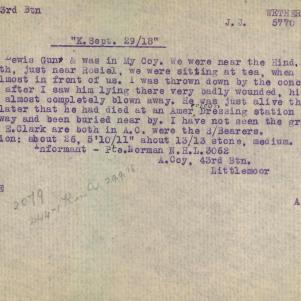 Soldier packet page
