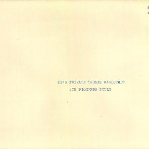 Soldier packet page
