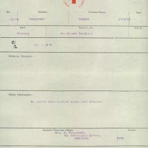 Soldier packet page