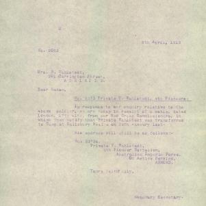 Soldier packet page
