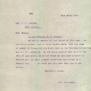 Soldier packet page
