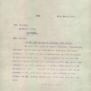 Soldier packet page