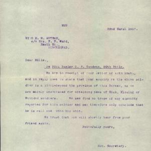 Soldier packet page