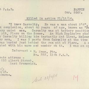 Soldier packet page