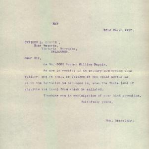 Soldier packet page