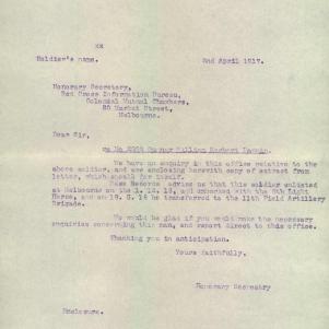 Soldier packet page