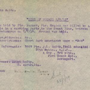 Soldier packet page