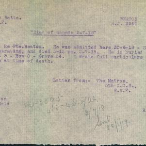 Soldier packet page