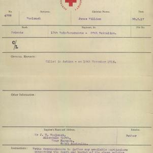 Soldier packet page