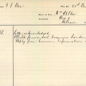 Soldier packet page