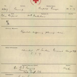 Soldier packet page