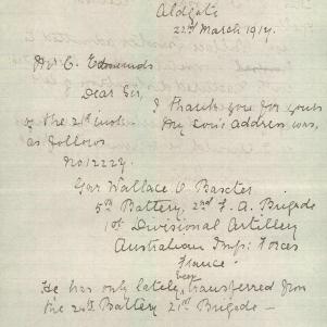 Soldier packet page