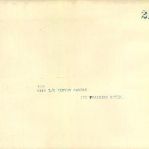 Soldier packet page