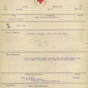 Soldier packet page