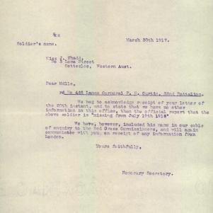 Soldier packet page