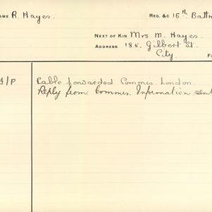 Soldier packet page